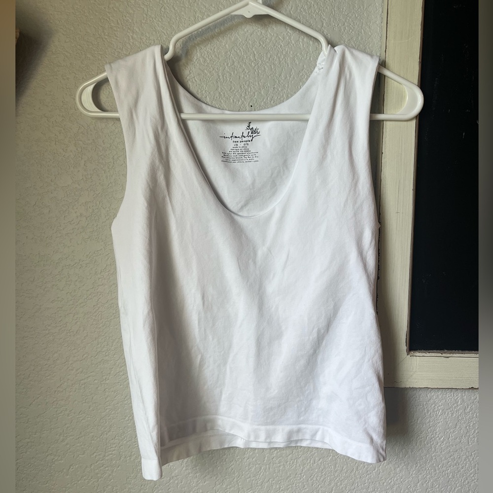 Free People‎ x Intimately White Clean Lines Muscle Cami